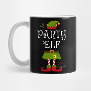 Party Elf Shirt , Family Matching Group Christmas Shirt, Matching T Shirt for Family, Family Reunion Shirts Mug